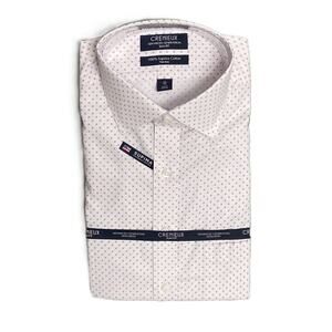 Daniel Cremieux Dress Shirt Men's 16-33 Slim Fit Supima Cotton Pink Star NEW